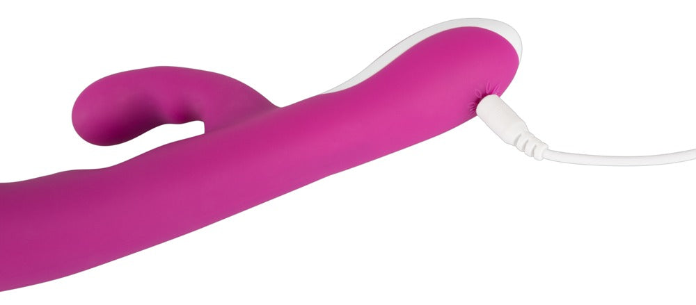 Javida Heating Vibe - Vibrador con Estimulador de Clítoris y Función de Calor