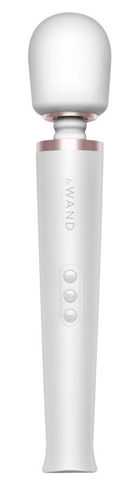 Le Wand Pearl White - Masajeador Vibrador Recargable de Lujo