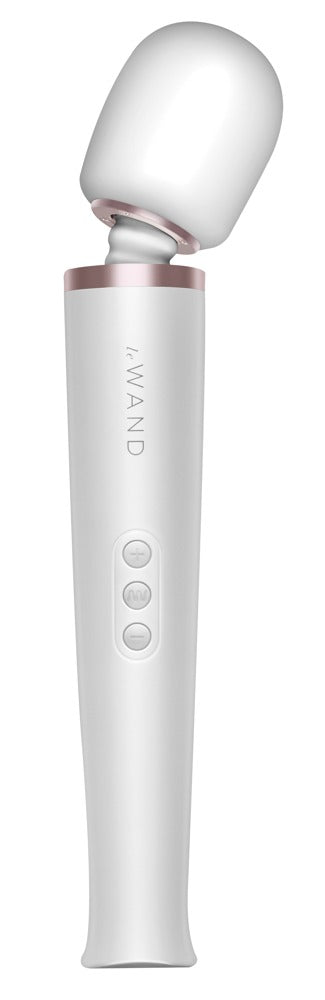 Le Wand Pearl White - Masajeador Vibrador Recargable de Lujo
