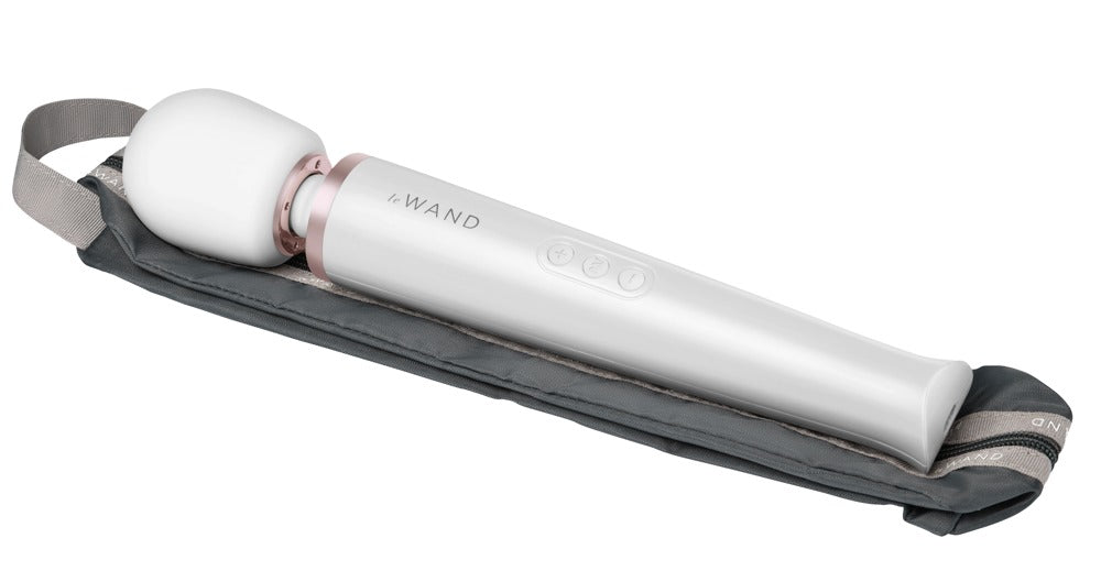 Le Wand Pearl White - Masajeador Vibrador Recargable de Lujo