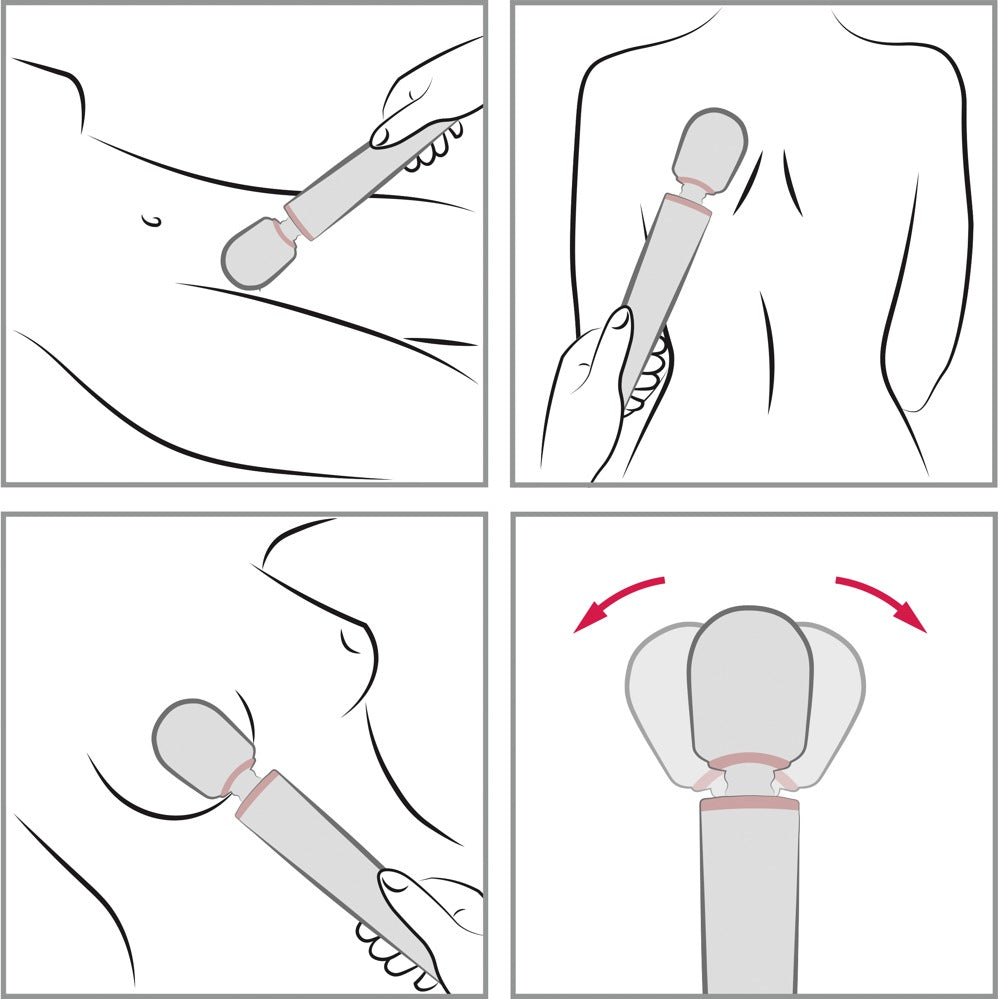 Le Wand Pearl White - Masajeador Vibrador Recargable de Lujo