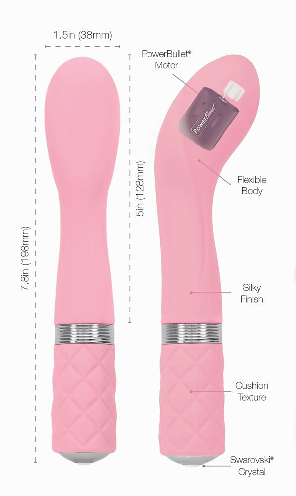 Pillow Talk Sassy Pink - Vibrador Punto G con Estimulación Dual