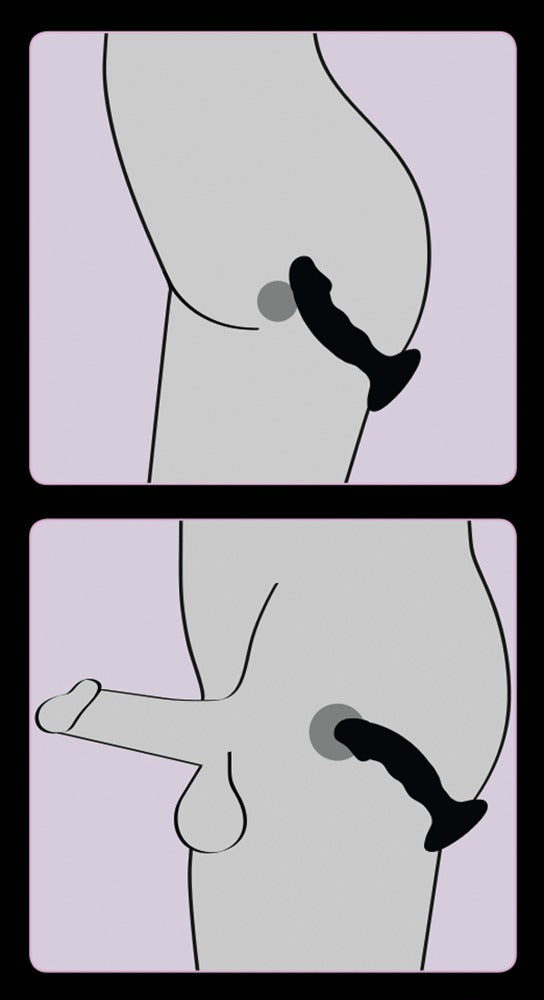 Black Velvets Plug Anal Recargable con Vibración - Diseño Ergonómico