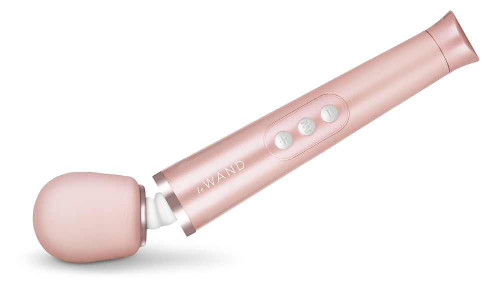 Le Wand Petite Rose Gold - Masajeador Vibrador Recargable Compacto