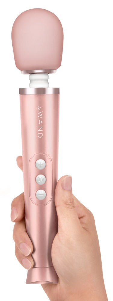 Le Wand Petite Rose Gold - Masajeador Vibrador Recargable Compacto