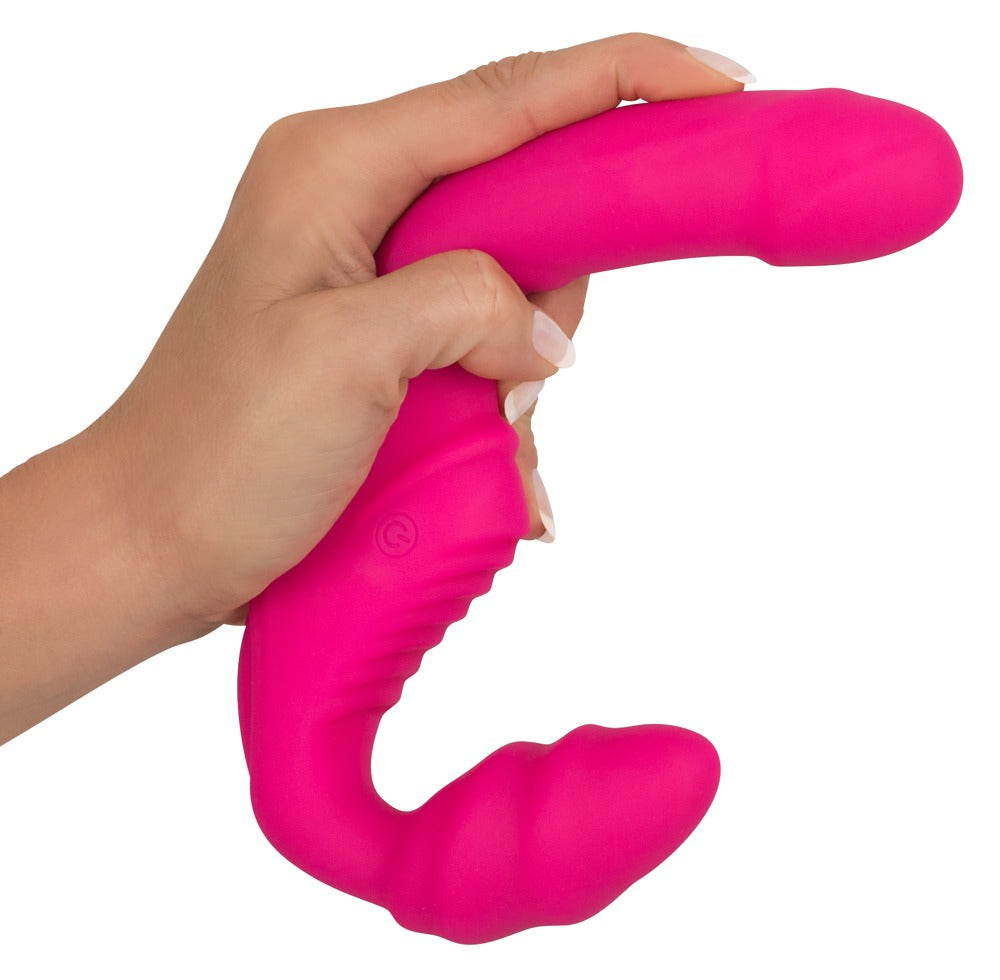 Vibrating Strapless Strap-On 2 - Vibrador Doble sin Arnés