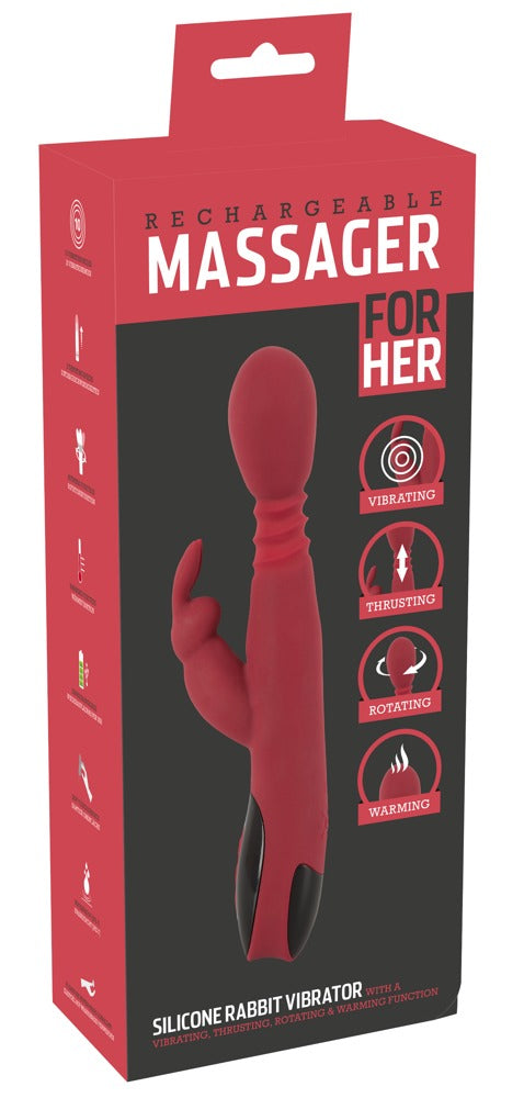 Silicone Rabbit Vibrator You2Toys - Estimulador Clítoris con 10 Modos