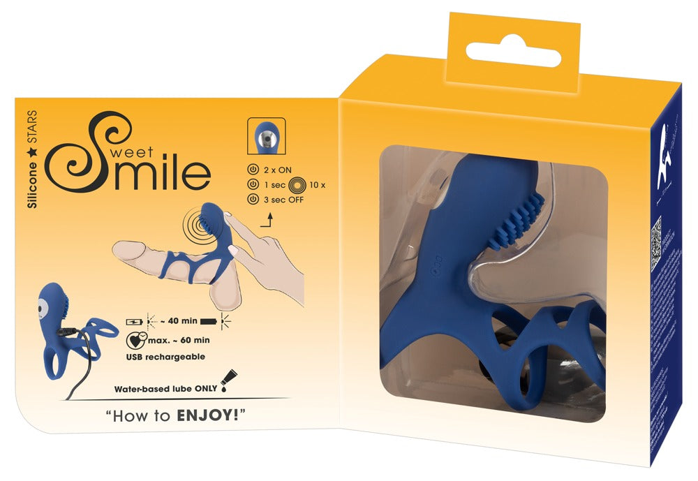 Sweet Smile Rechargeable Couple - Anillo Vibrador Pareja