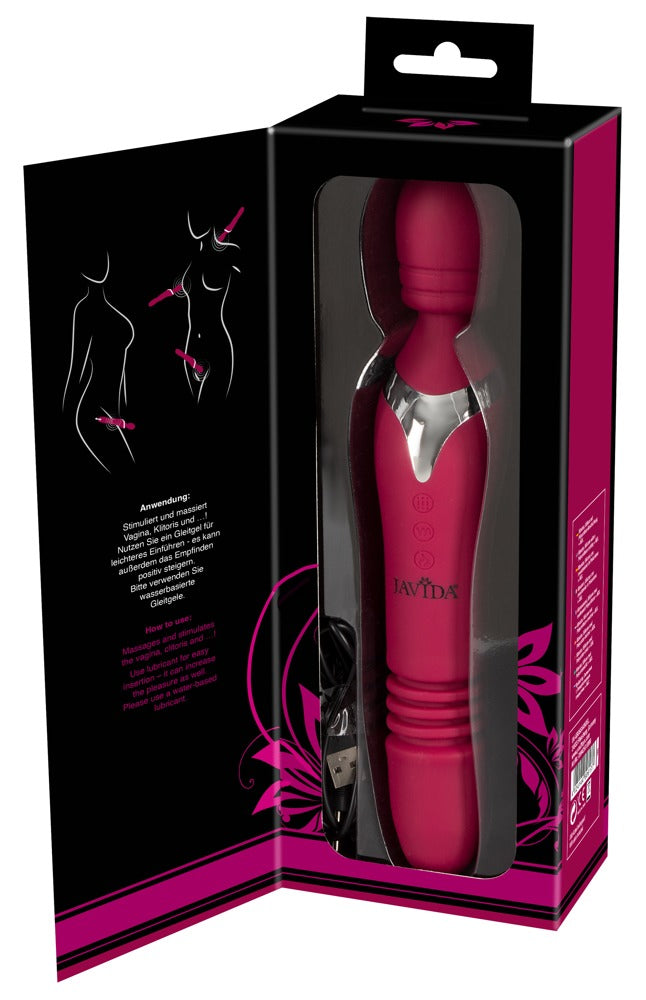 Javida Warming & Thrusting Vibrador Masajeador con Calentamiento