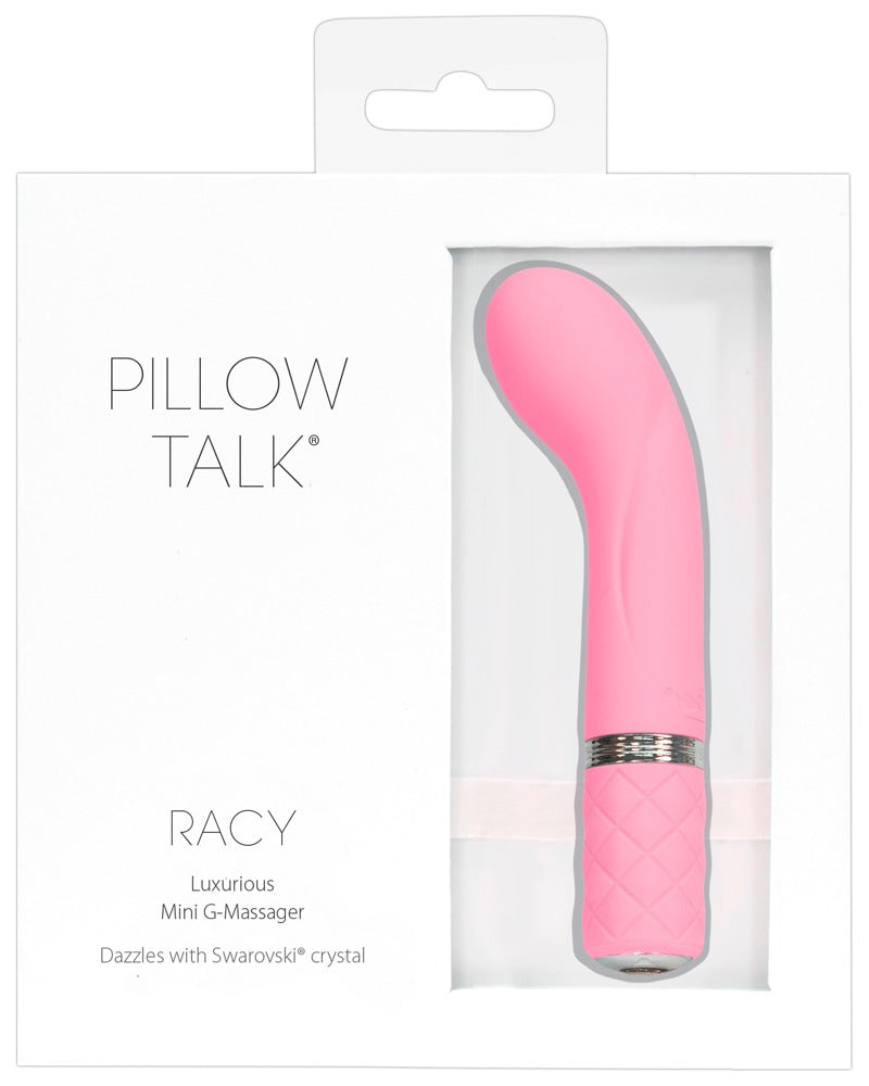 Pillow Talk Racy Pink - Vibrador Punto G Slim con Motor PowerBullet