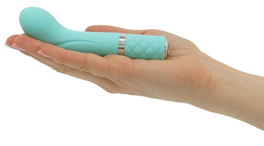 Pillow Talk Racy Teal - Vibrador Punto G con Motor PowerBullet