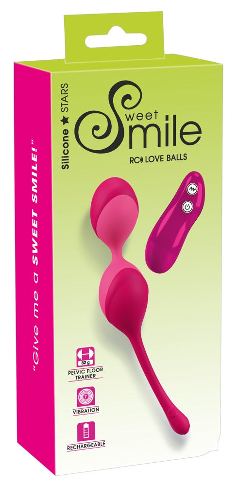 Sweet Smile Remote Controlled - Bolas Chinas Vibrantes con Mando a Distancia