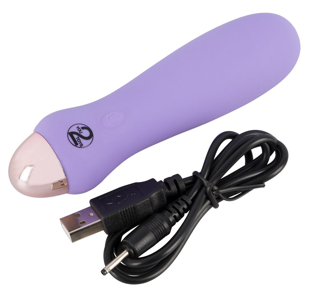Cuties Mini Vibrador Púrpura - 7 Modos Recargable USB