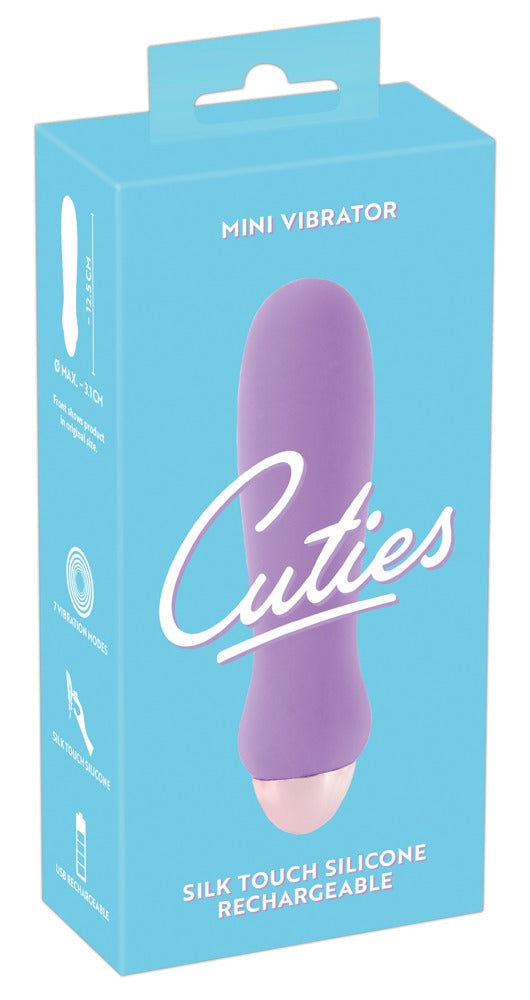 Cuties Mini Vibrador Púrpura - 7 Modos Recargable USB