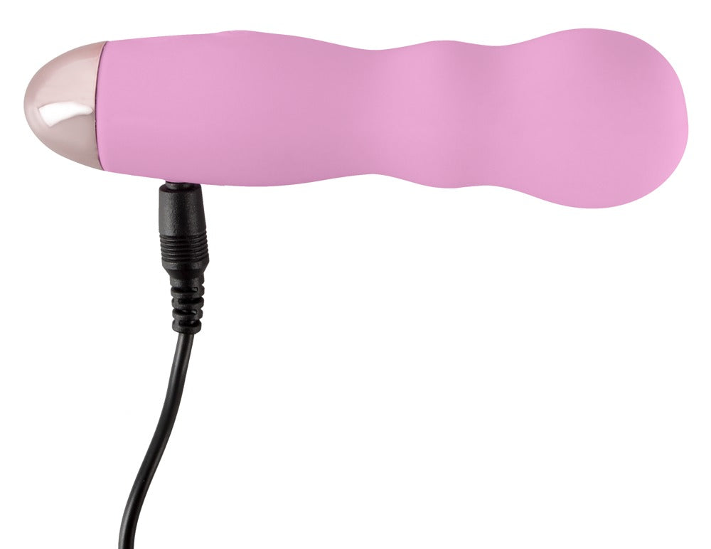 Cuties Mini Vibrador Rosa - 7 Modos, Recargable USB