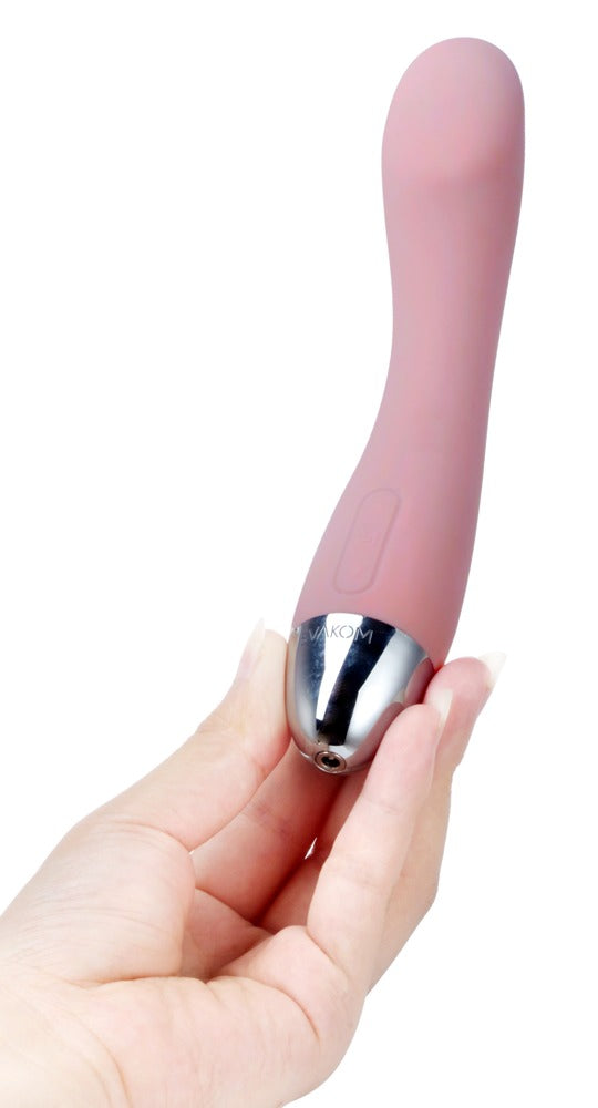 Amy Pale Pink - Vibrador Punto G Svakom Recargable USB