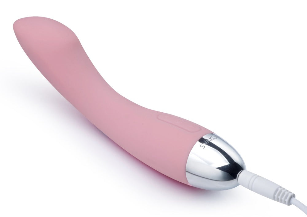 Amy Pale Pink - Vibrador Punto G Svakom Recargable USB