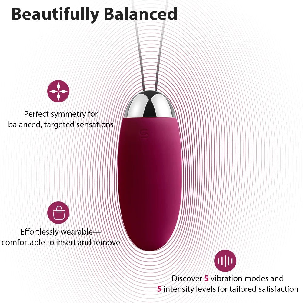 Elva Violet - Huevo Vibrador Recargable Svakom