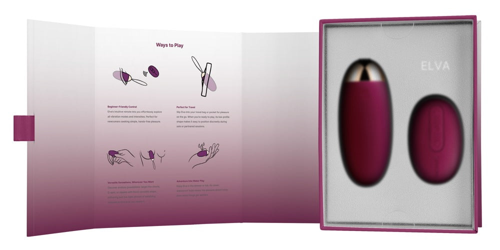 Elva Violet - Huevo Vibrador Recargable Svakom