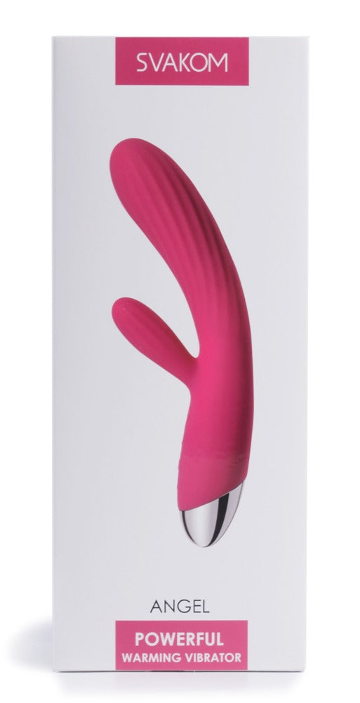Angel Plum Red - Vibrador Clítoris con Calentamiento y Doble Motor