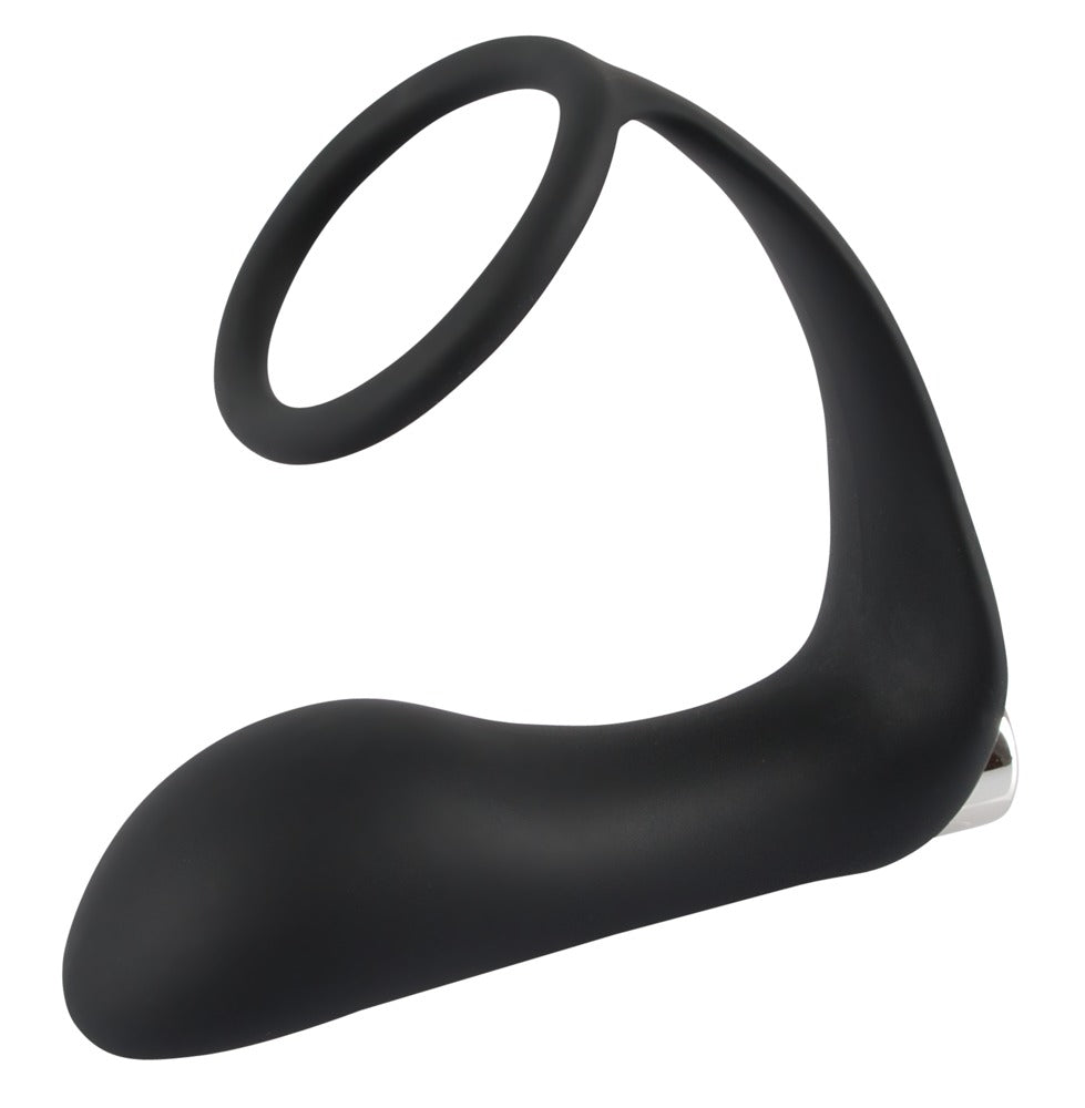 BV Vibrating Ring & Plug - Anillo y Plug Anal Vibrador Black Velvets