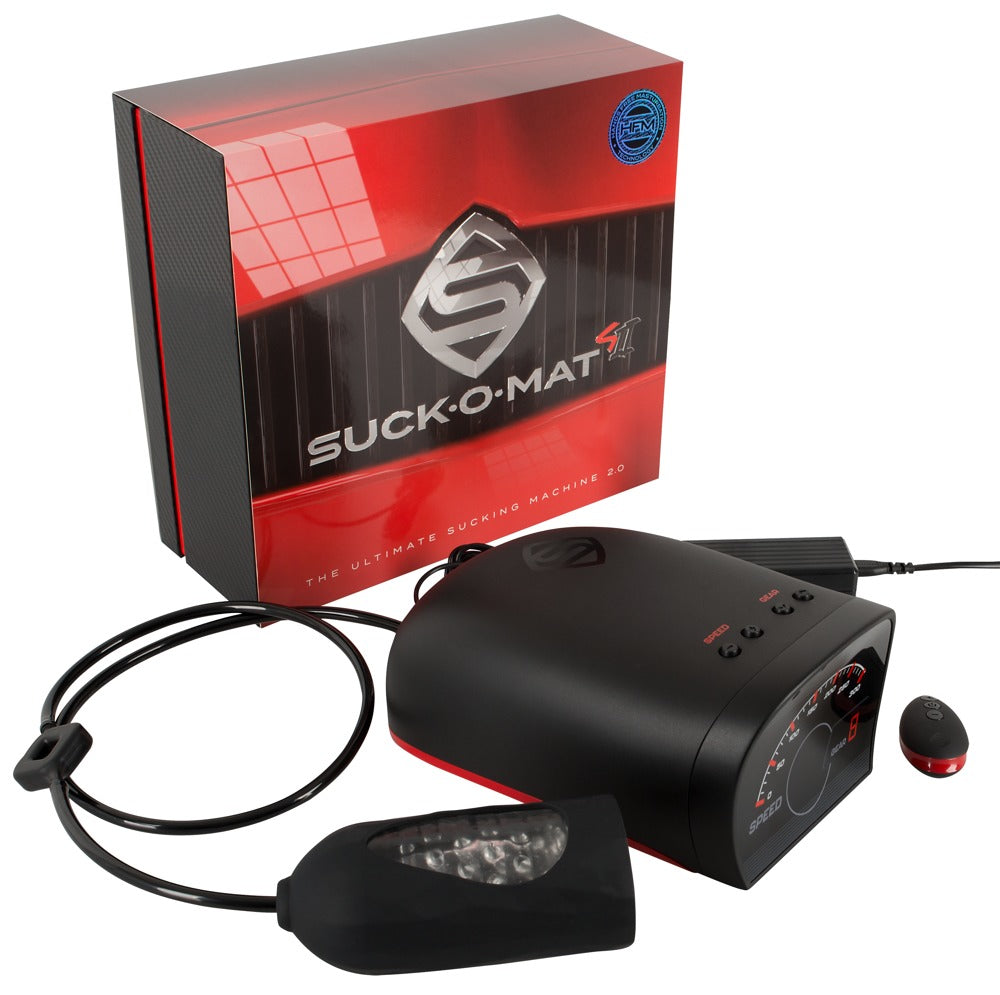 Suck-O-Mat 2.0 - Masturbador con Vibración y Motor de 60W