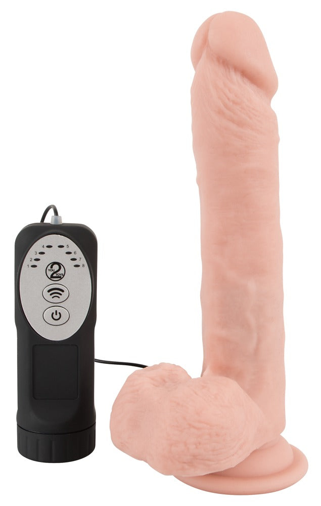 Medical Silicone Thrusting Vib - Vibrador Realista con Función de Empuje