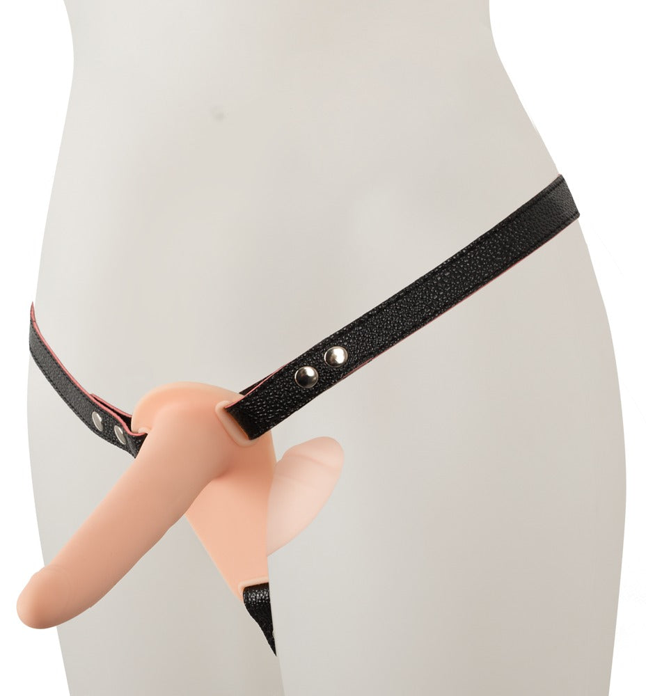 Vibrating Double Strap-On You2Toys - Arnés con Doble Consolador y Vibración