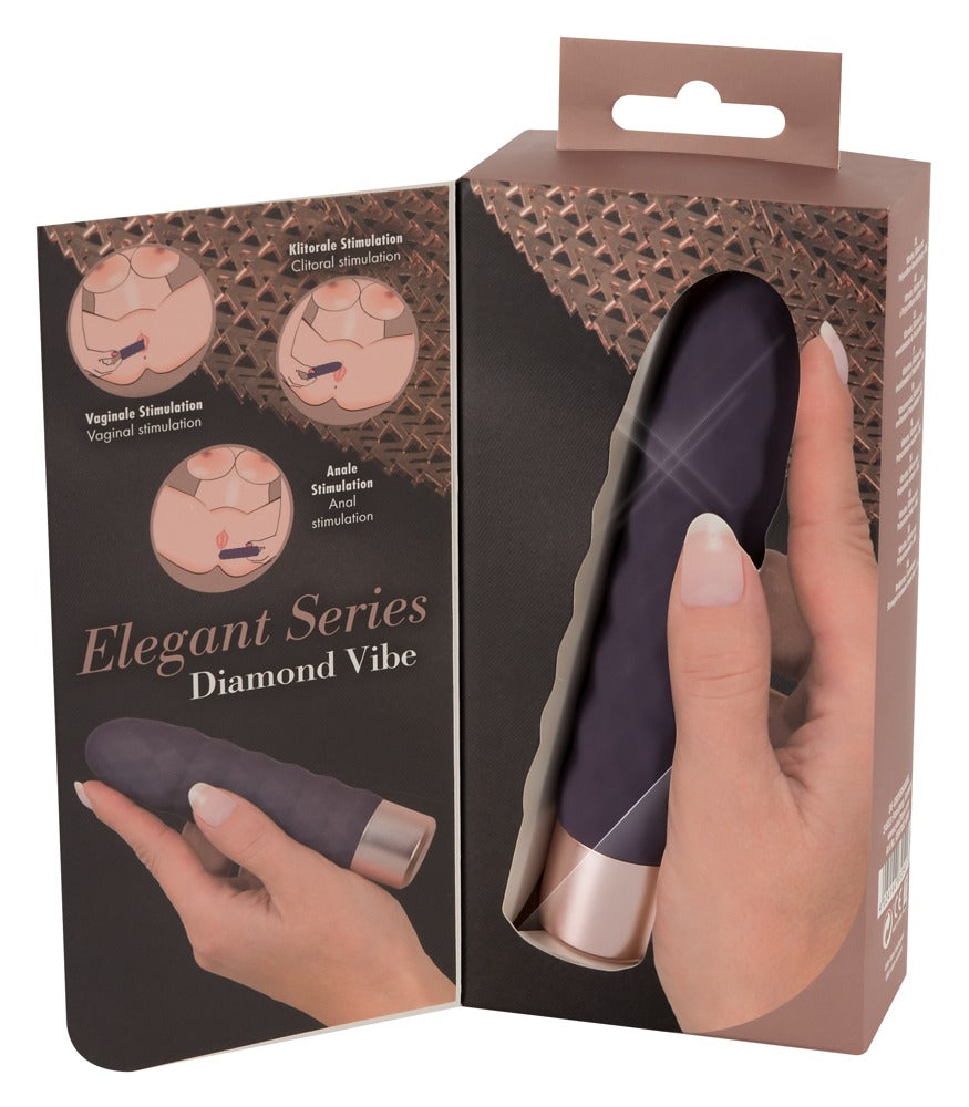 Elegant Vibrator Diamond Vibe - Vibrador con 10 modos de vibración
