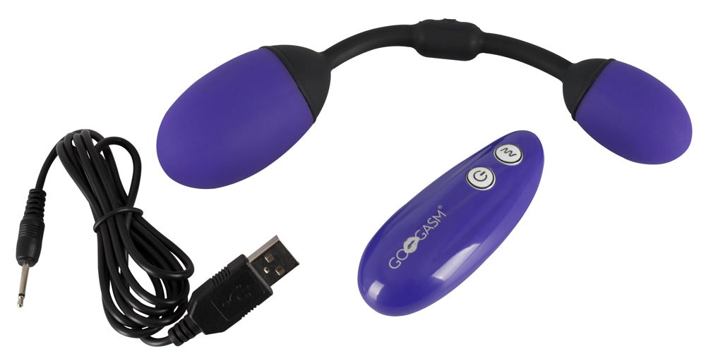 GoGasm Vibrating Pussy & Ass Balls - Bolas Chinas con Control Remoto