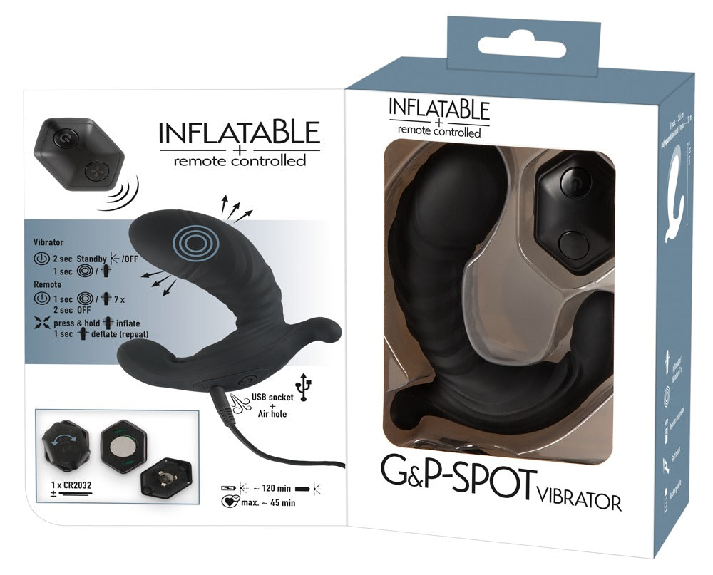 Vibrador Inflable RC G&P Spot con 7 Modos de Vibración