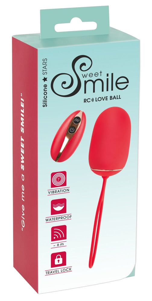 Sweet Smile RC Love Ball - Bola Vibratoria con Control Remoto