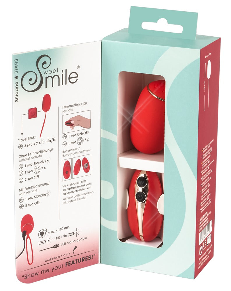 Sweet Smile RC Love Ball - Bola Vibratoria con Control Remoto