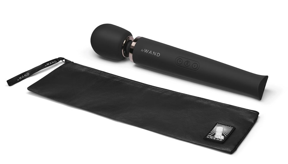 Le Wand Black - Masajeador Vibrador Recargable de Lujo