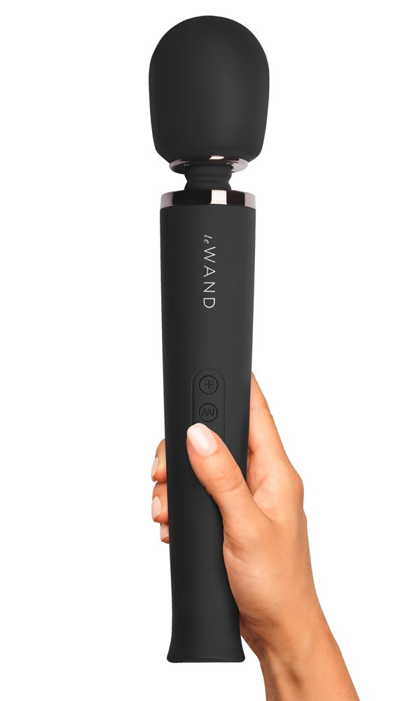 Le Wand Black - Masajeador Vibrador Recargable de Lujo