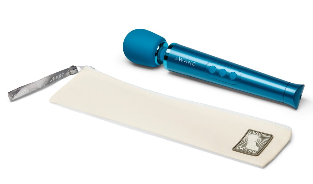 Le Wand Petite Blue - Masajeador Vibrador Recargable Compacto