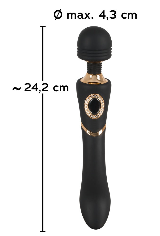 Cleopatra Wand Massager - Varita de Masaje Elegante con 10 Modos de Vibración
