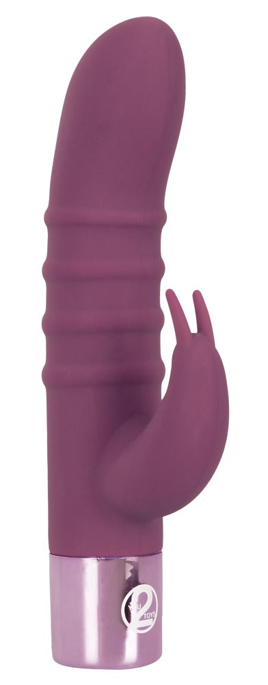 Elegant Series Rabbit Vibe - Minivibradora con Estimulador Dual