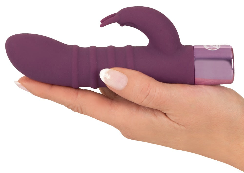 Elegant Series Rabbit Vibe - Minivibradora con Estimulador Dual