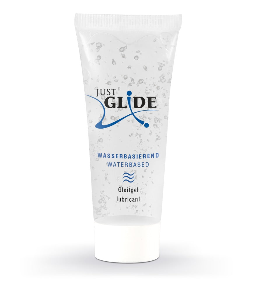 Just Glide Lubricante Base Agua 20 ml - Fórmula 100% Vegana