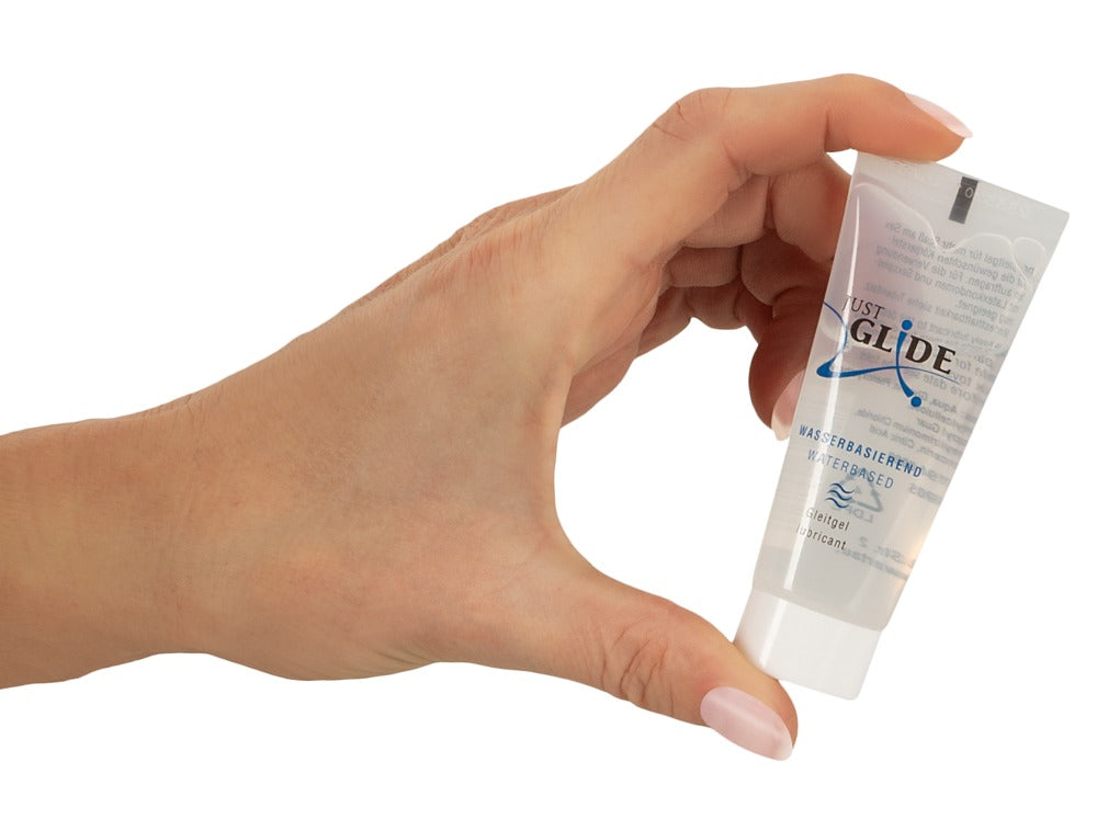Just Glide Lubricante Base Agua 20 ml - Fórmula 100% Vegana