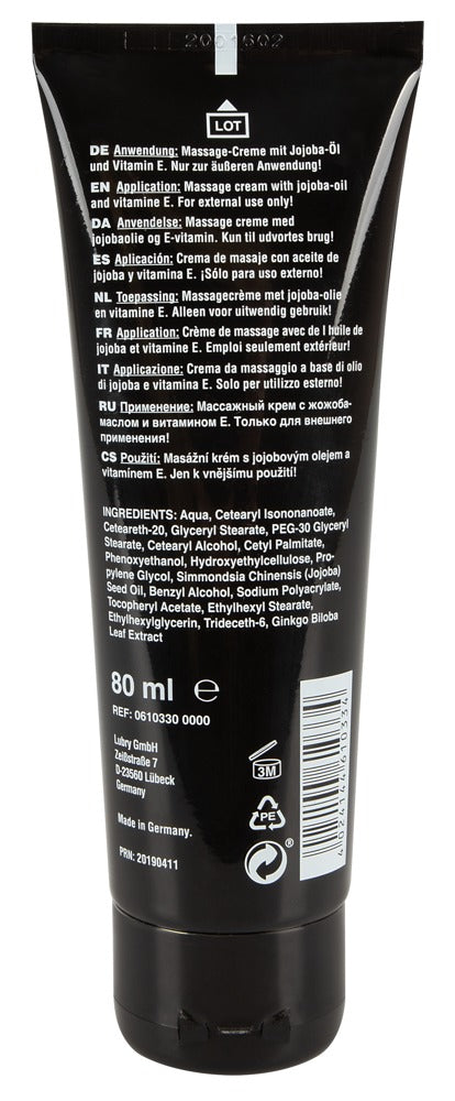 Penis XXL Creme - Crema Nutritiva de Masaje 80 ml con Vitamina E y Aceite de Jojoba