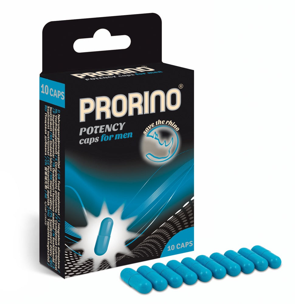 Prorino Potency 10 cápsulas - Complemento alimenticio para hombres