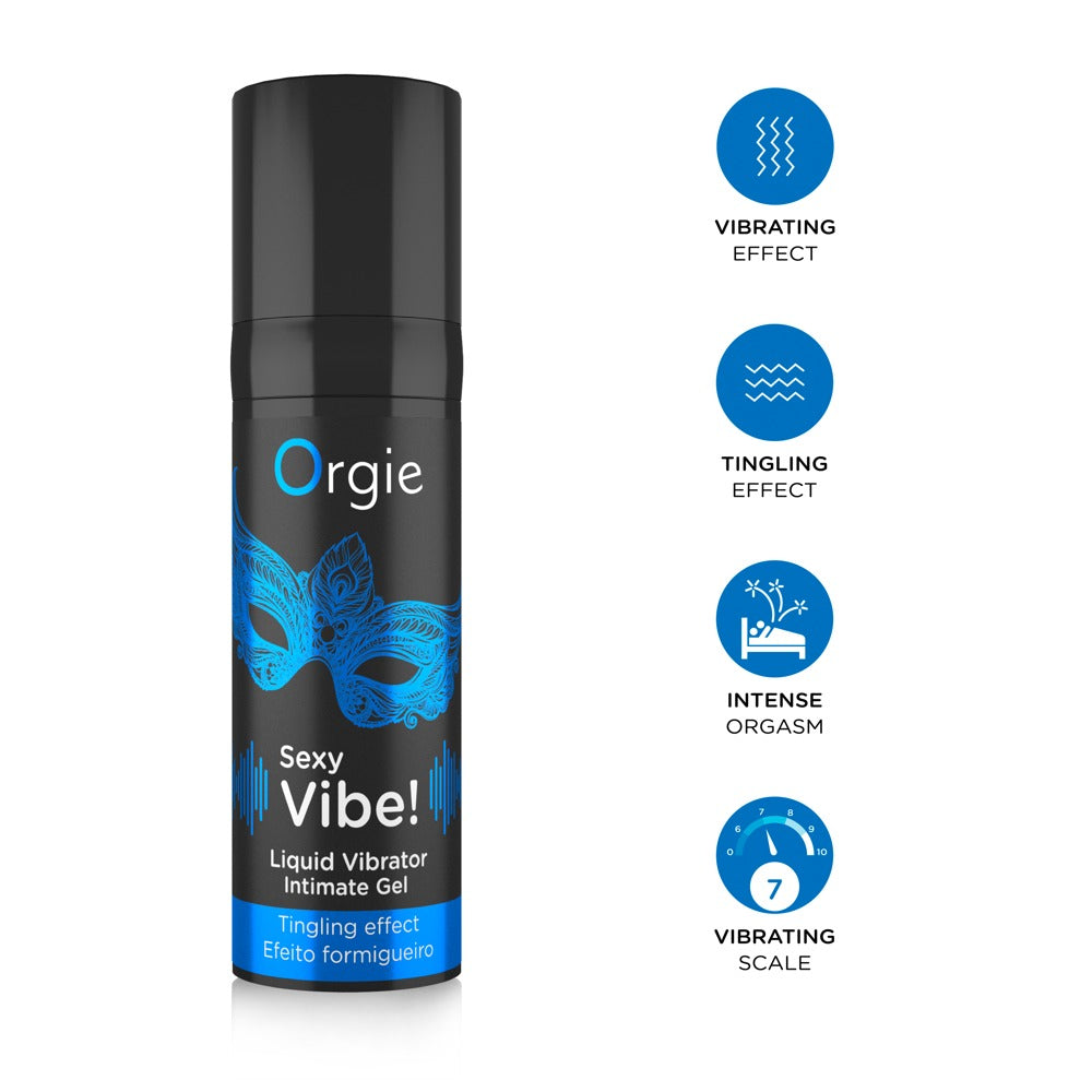 Liquid Vibrator 15 ml - Gel Excitante con Efecto Vibrador de Orgie
