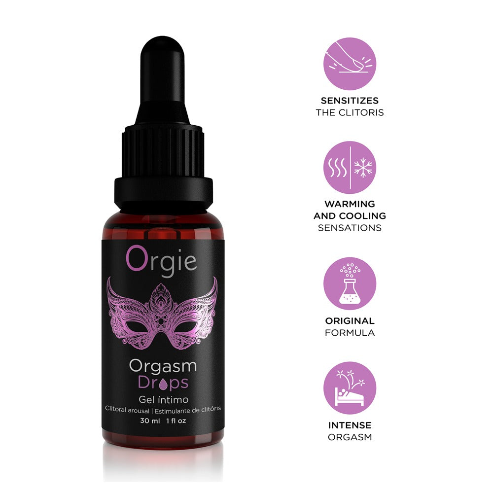 Orgasm Drops 30 ml - Gotas Estimulantes Clítoris Orgie
