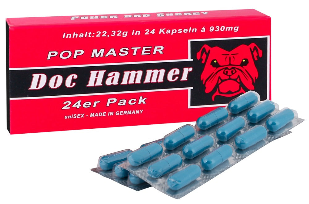 Doc Hammer Pop Master 24 Cápsulas - Suplemento Dietético