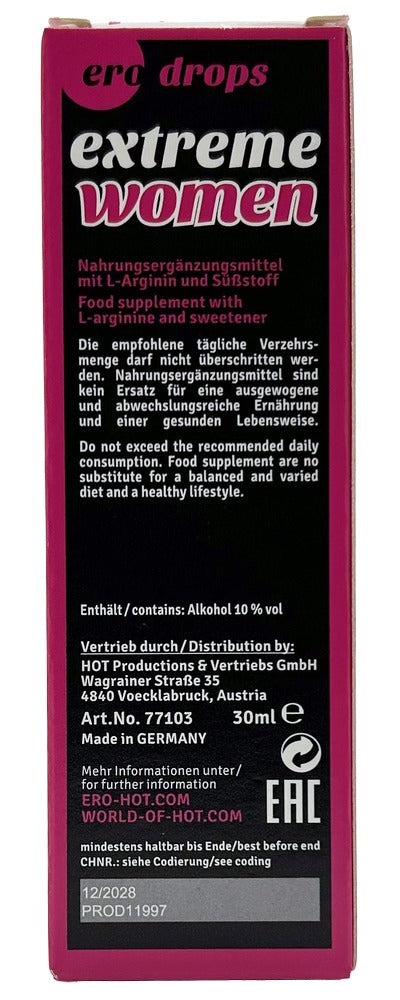 Spain Fly Extreme Women 30ml - Suplemento Alimenticio para Mujeres