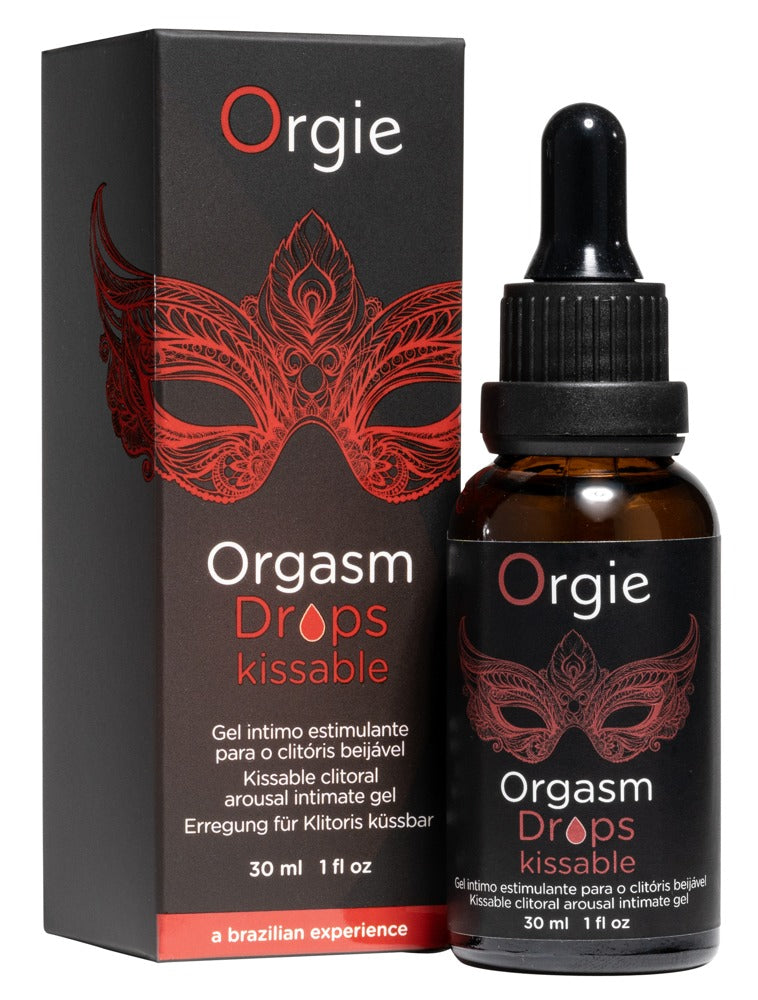 Orgasm Drops Kissable 30 ml - Gel Estimulante Clítoris Orgie