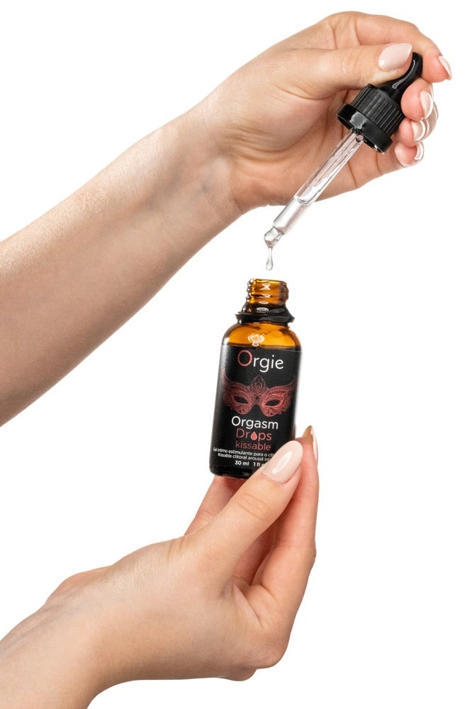 Orgasm Drops Kissable 30 ml - Gel Estimulante Clítoris Orgie