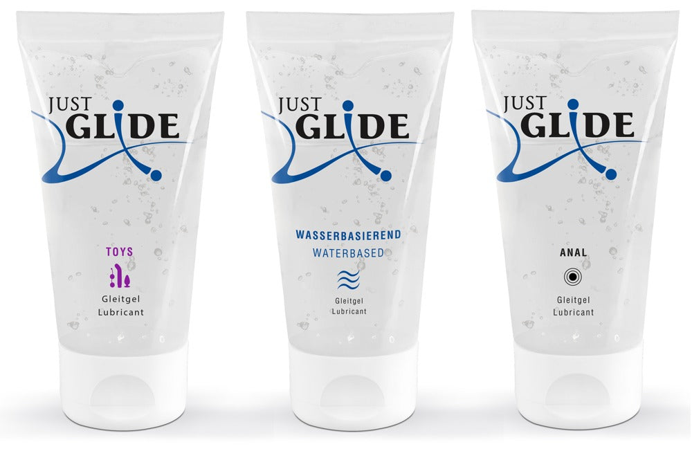 Just Glide Pack 3x50ml - Lubricante Base Agua Vegano